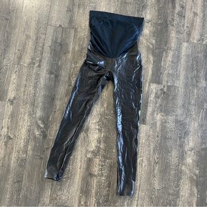 MATERNITY Spanx Faux Leather Leggings